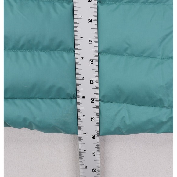 Patagonia Down Sweater Hoody Pullover Women's Small Beryl Green 1/2 Zip Puffer - Picture 12 of 16